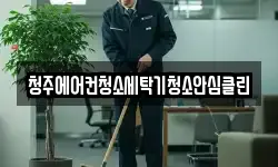 청주에어컨청소세탁기청소안심클린