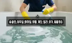 송클린,사무실,화장실,창틀,계단,빌라,상가,원룸청소