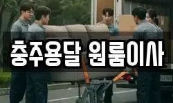 충주용달 원룸이사